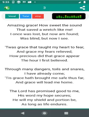 Greatest hymns ever (offline) android App screenshot 5